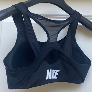 Nike Dri-Fit sports bra, navy, large